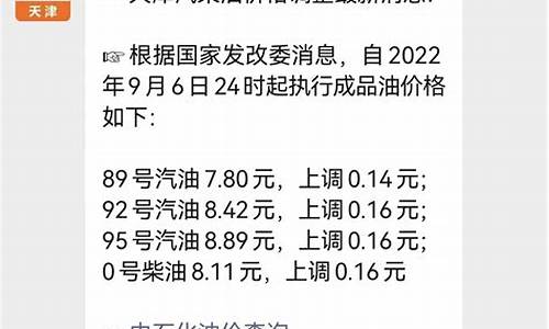 天津最新油价92_天津最新油价